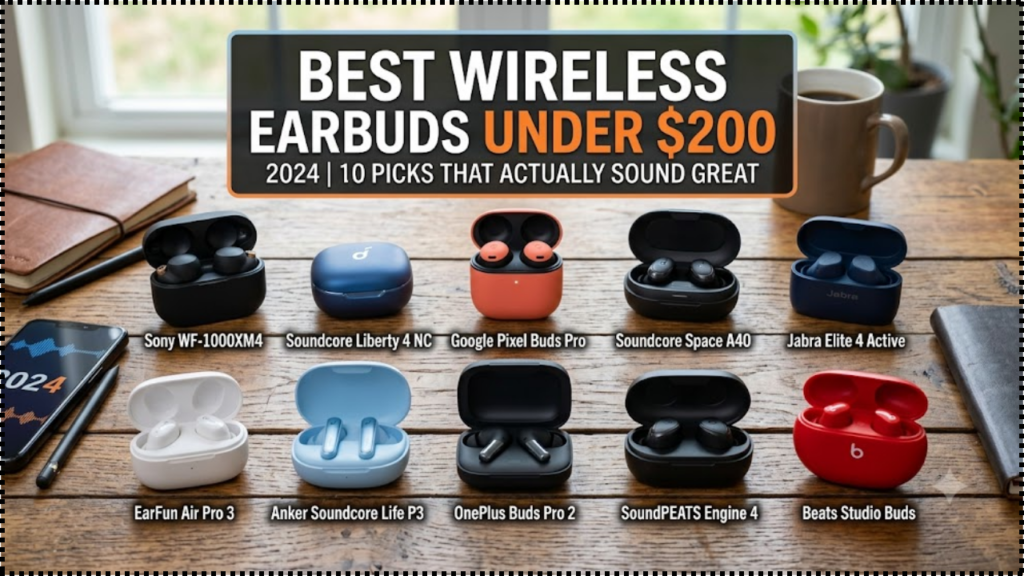Best Wireless Earbuds Under 200 Dollars 2024