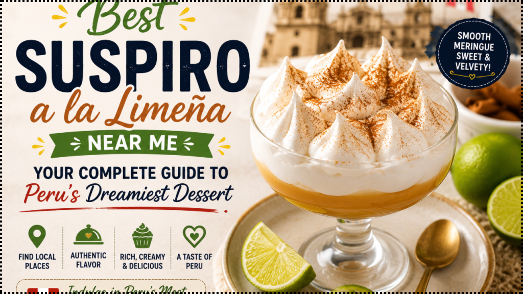 Best Suspiro a la Limeña Near Me Your Complete Guide to Peru’s Dreamiest Dessert best suspiro a la limena near me