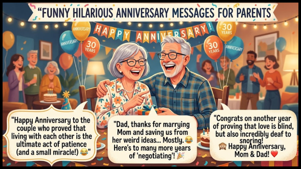 anniversary quotes for parents funny